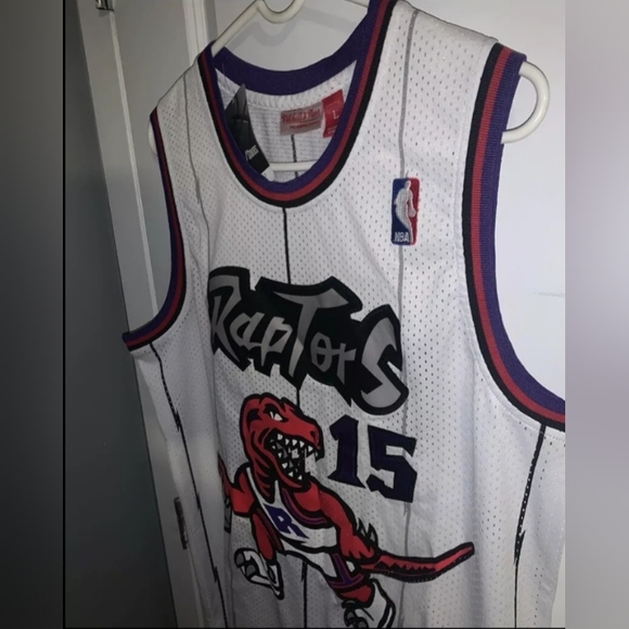 NWT Vince Carter Throwback Raptors Jersey Mens Size Large - Picture 5 of 8